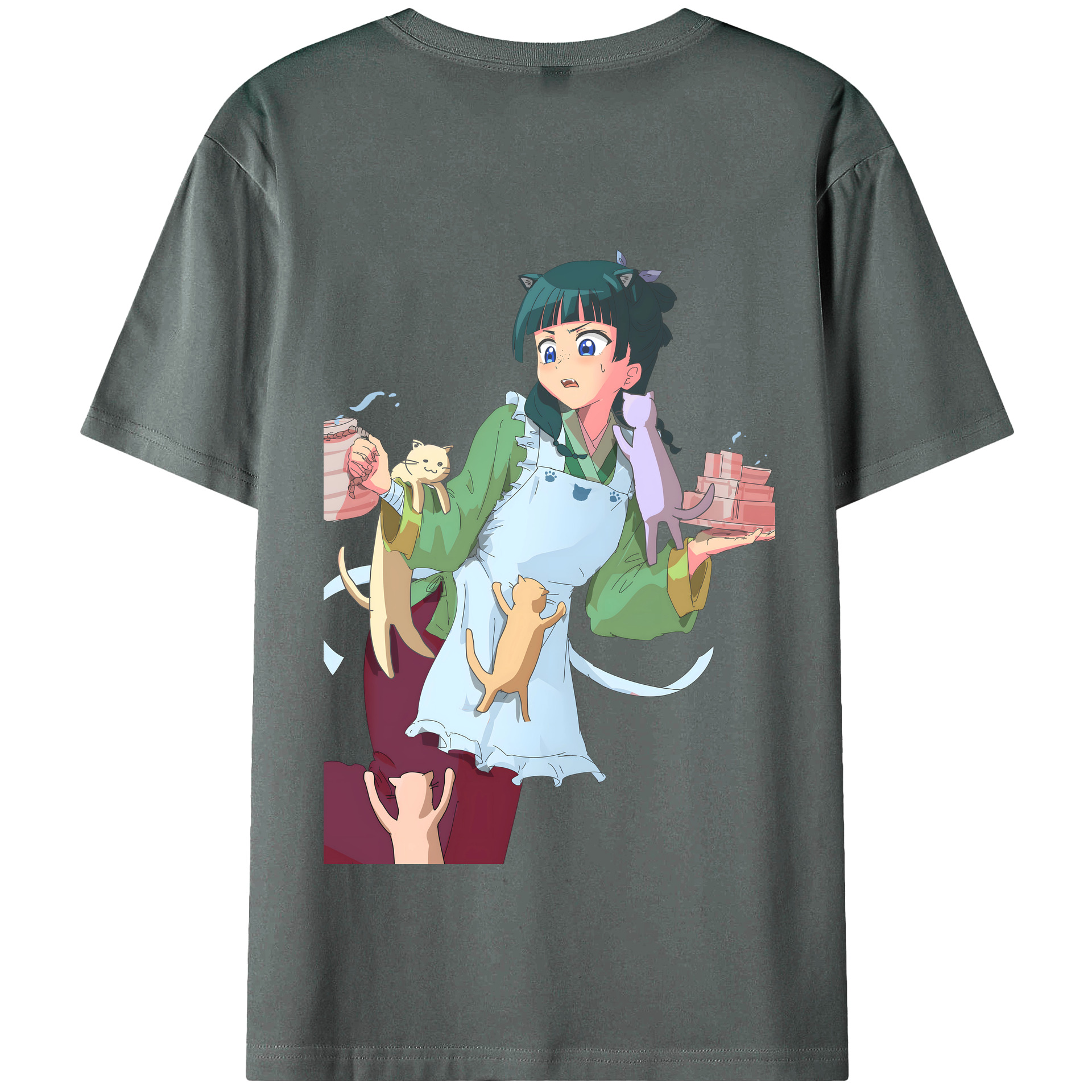 （画像用） 薬屋のひとりごと The Apothecary Diaries 綿100％半袖Tシャツ（背面プリント）